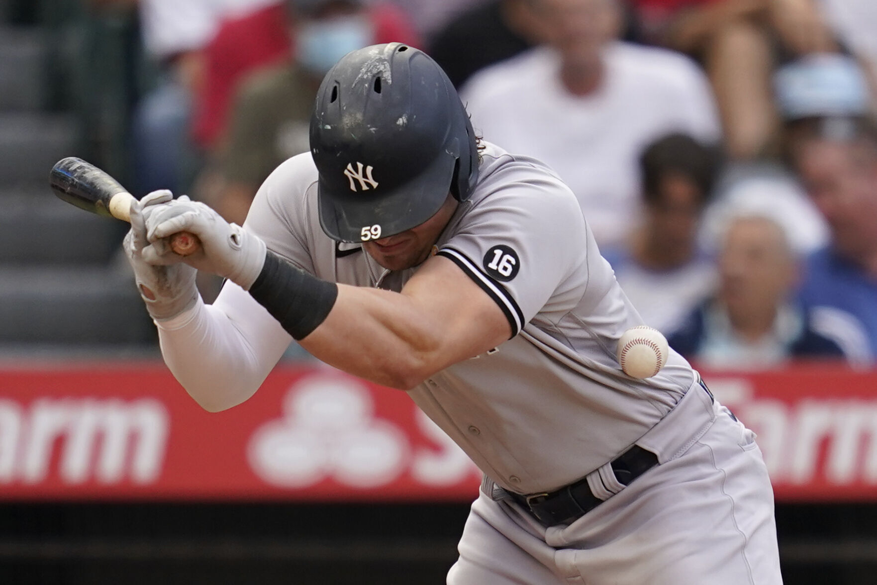APTOPIX Yankees Angels Baseball
